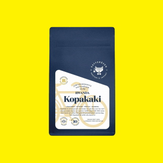 Kafferäven Kopakaki - våtförädlad bourbon från Rwanda